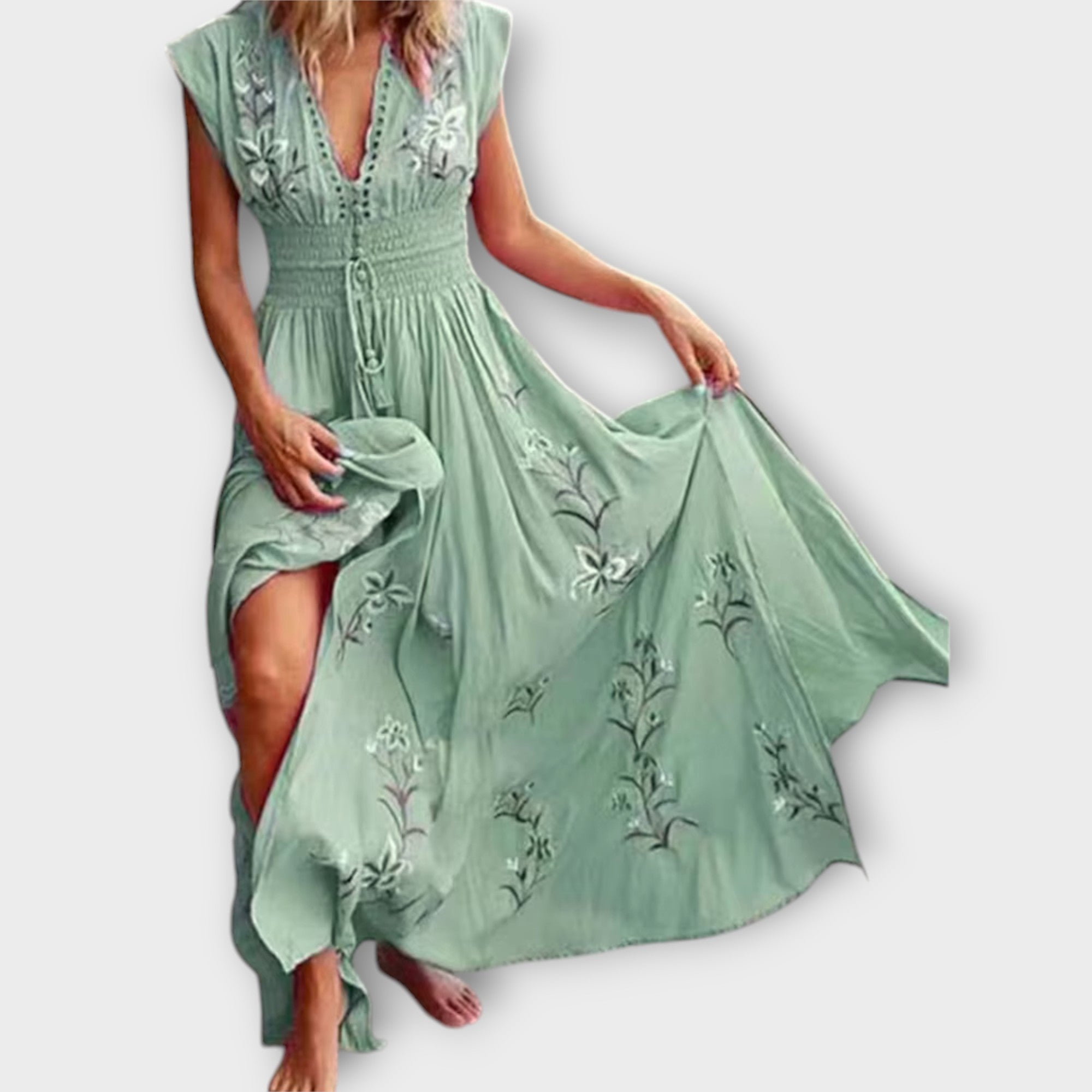 Felizia – Boho Dress with Charming Embroidery