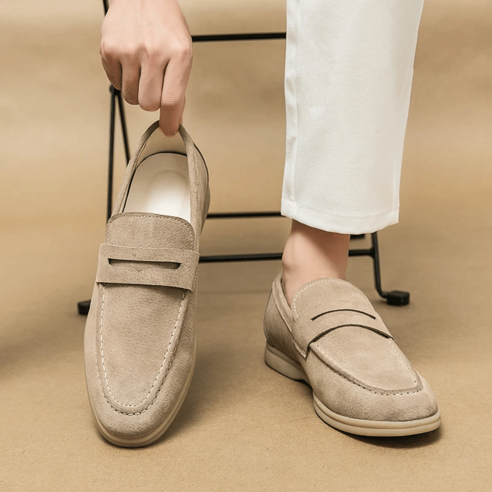 Leather Moccasin Loafer for Men Liverpool Verno