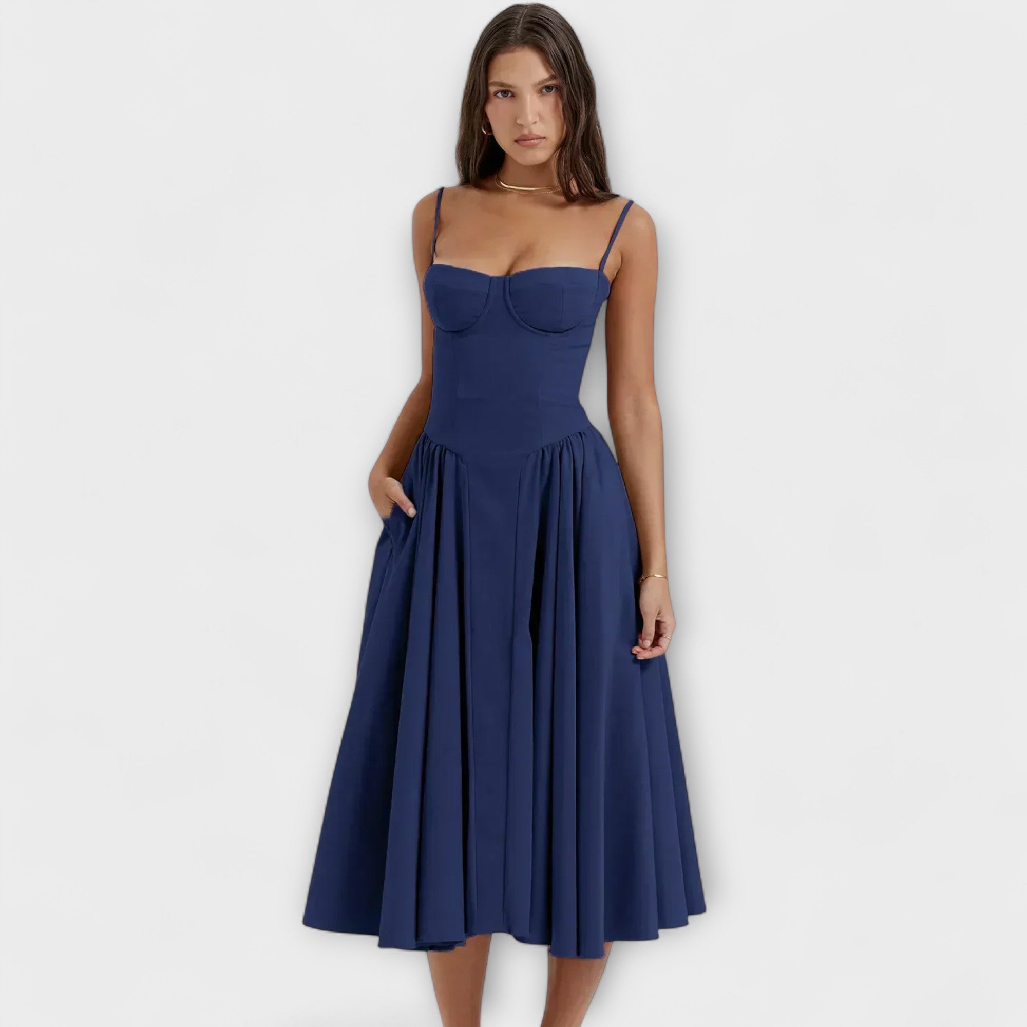 Rosalie - Sophisticated Sleeveless Lace Dress