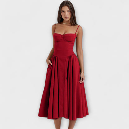Rosalie - Sophisticated Sleeveless Lace Dress