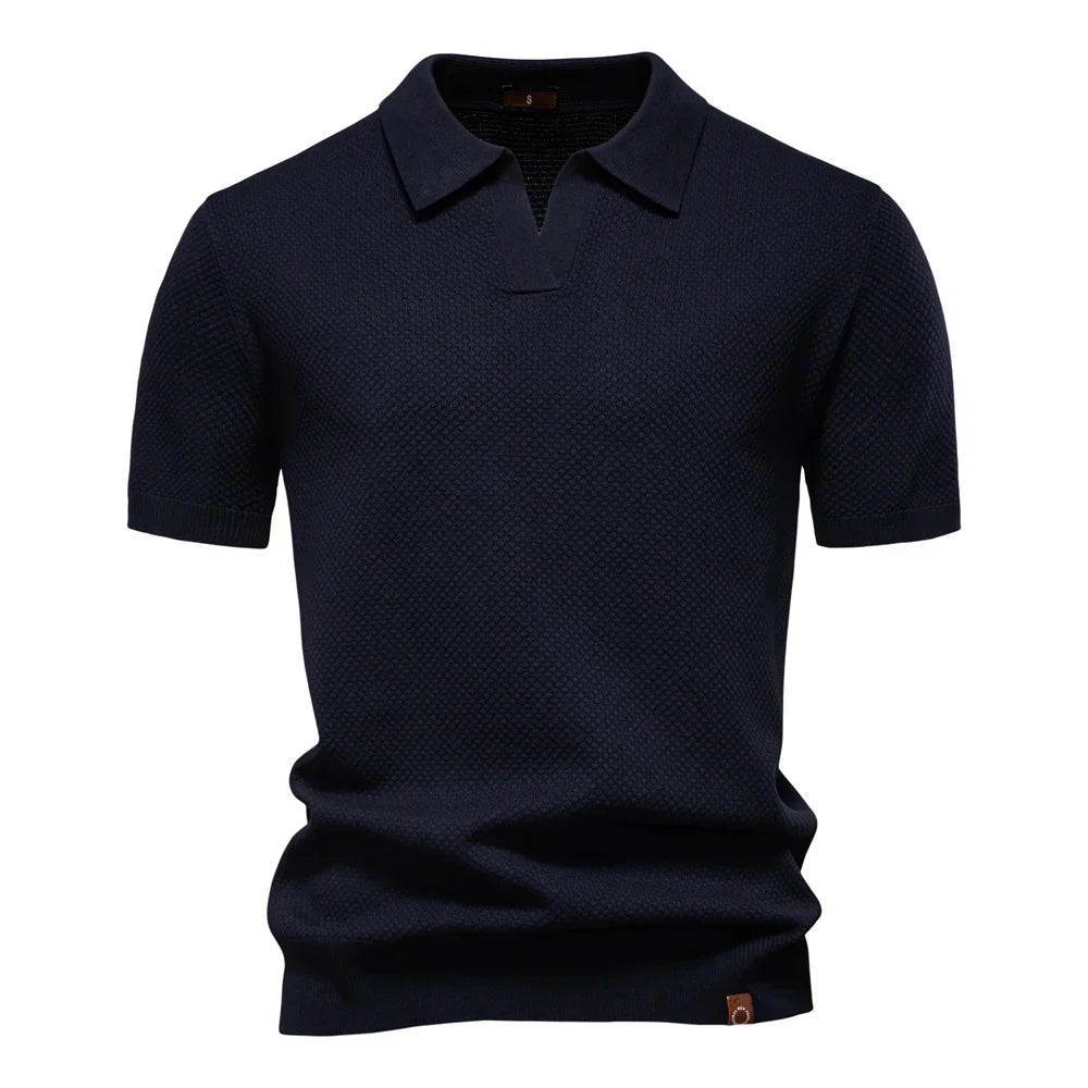 Jacquard Knit Polo