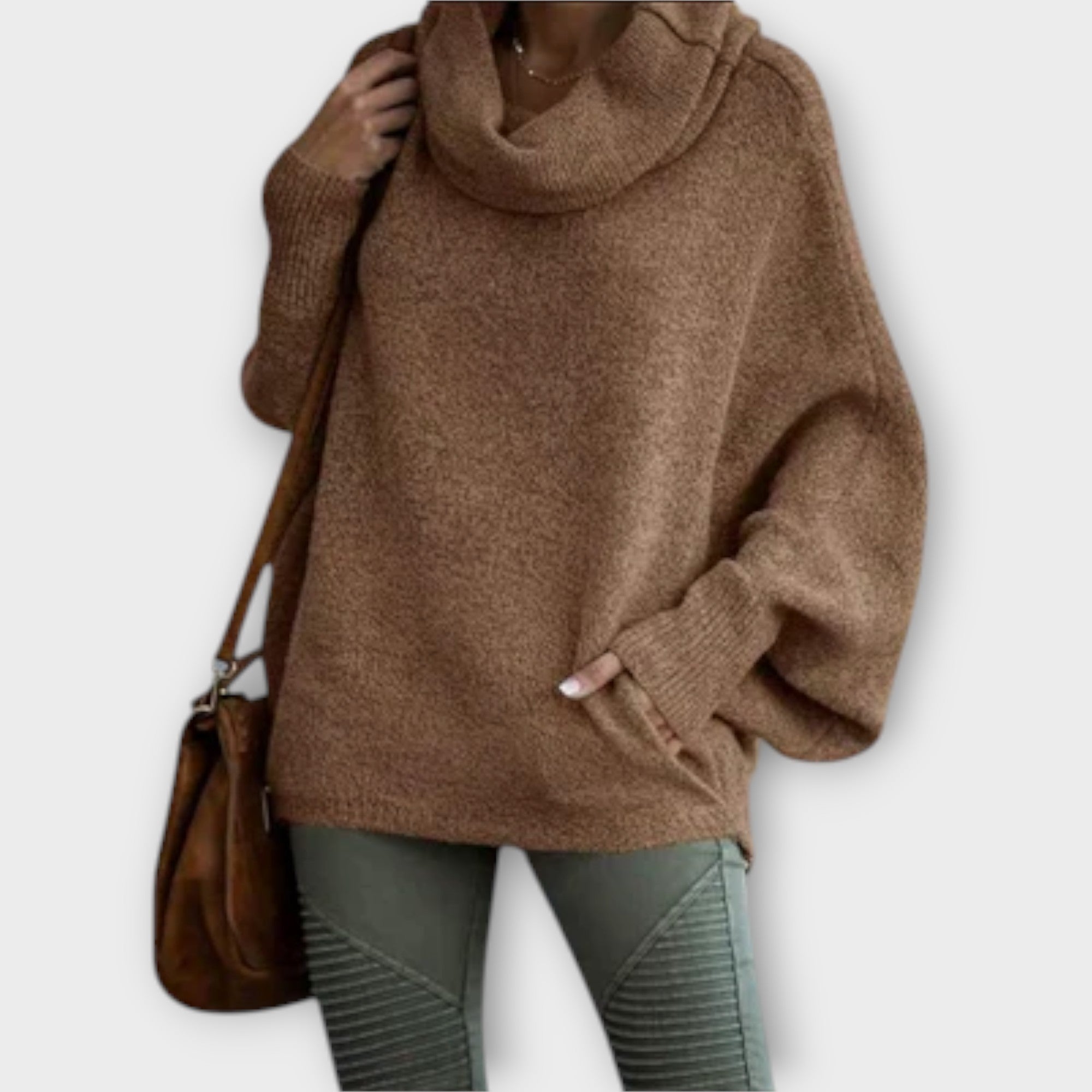 Ulrike - Elegant Women's Sweater in Tortoiseshell