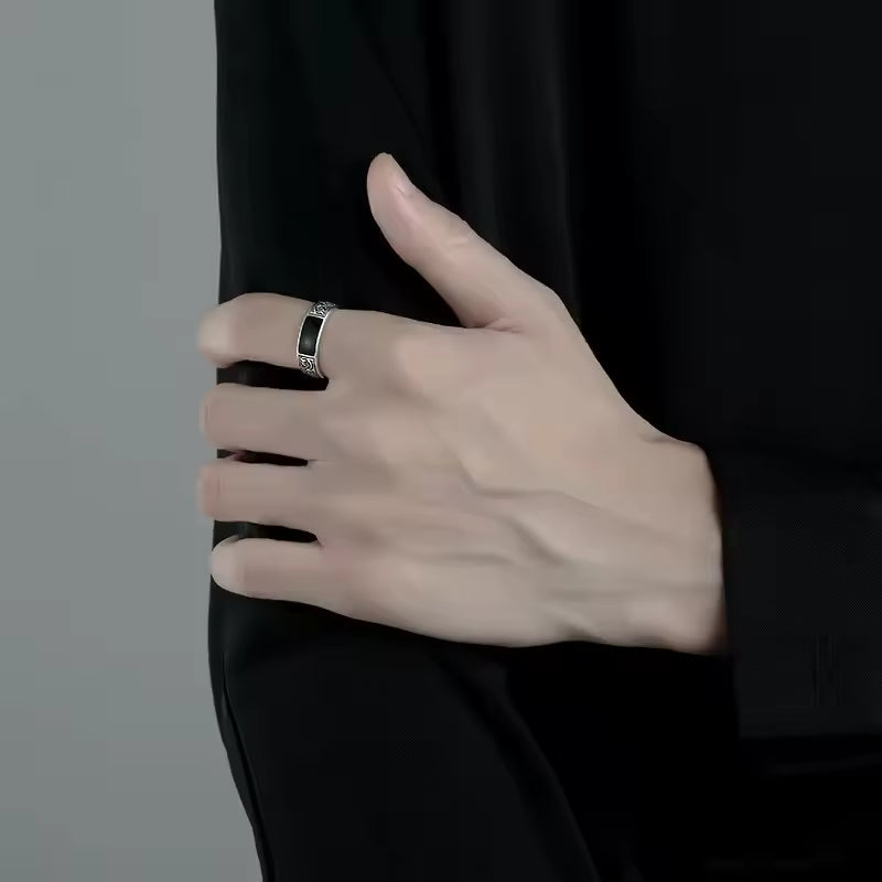 Midnight Steel Ring