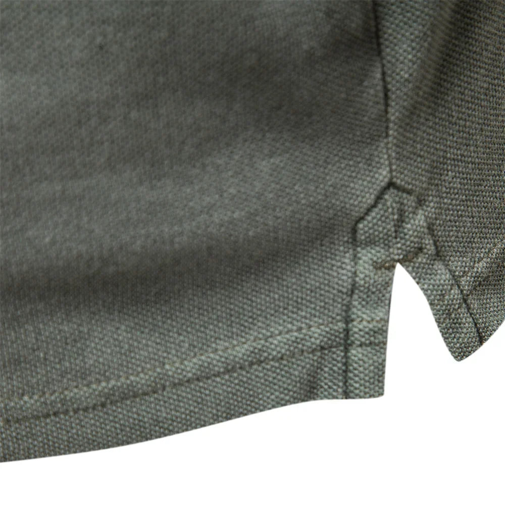 Cotton Button Polo