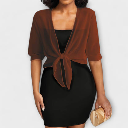 Olivia - Blouse with Open Front